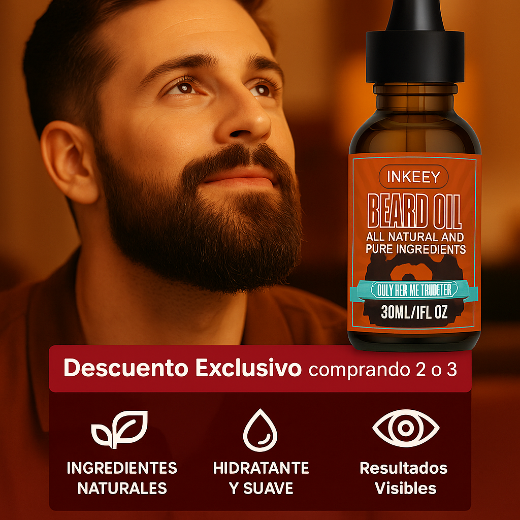 Beard Oil - Suero para Crecimiento Barba y bigote