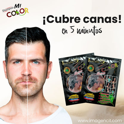 Shampoo Anti-canas Negro Mi Color