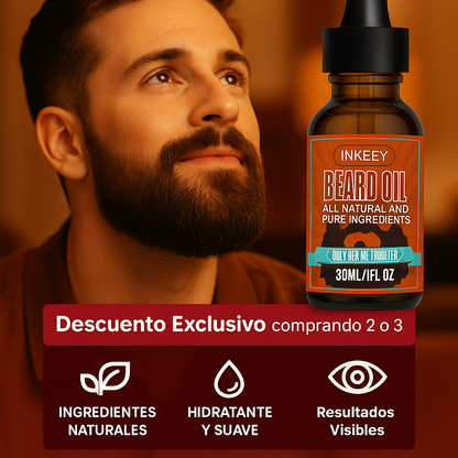 Beard Oil - Suero para Crecimiento Barba y bigote