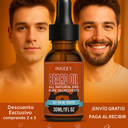 Beard Oil - Suero para Crecimiento Barba y bigote