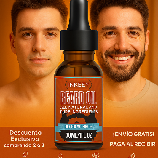 Beard Oil - Suero para Crecimiento Barba y bigote
