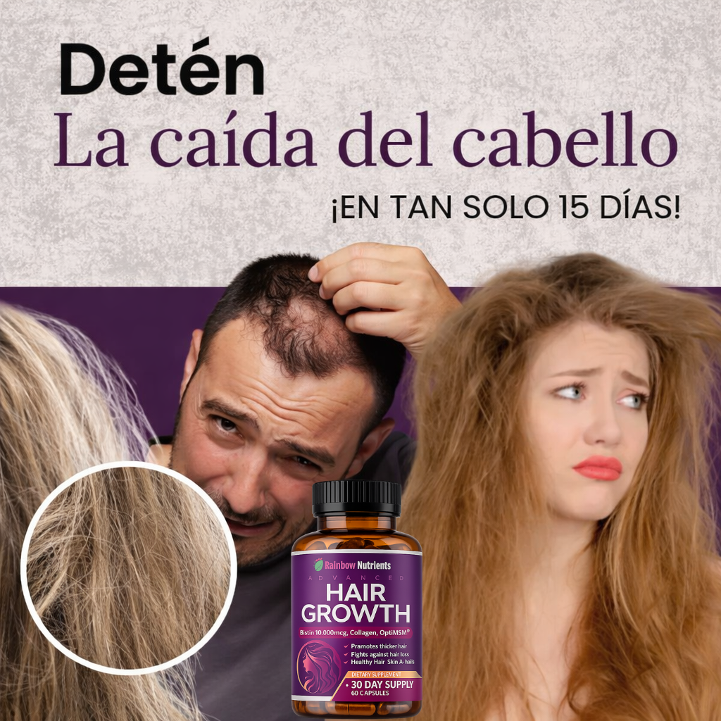 Vitaminas de Crecimiento de Cabello